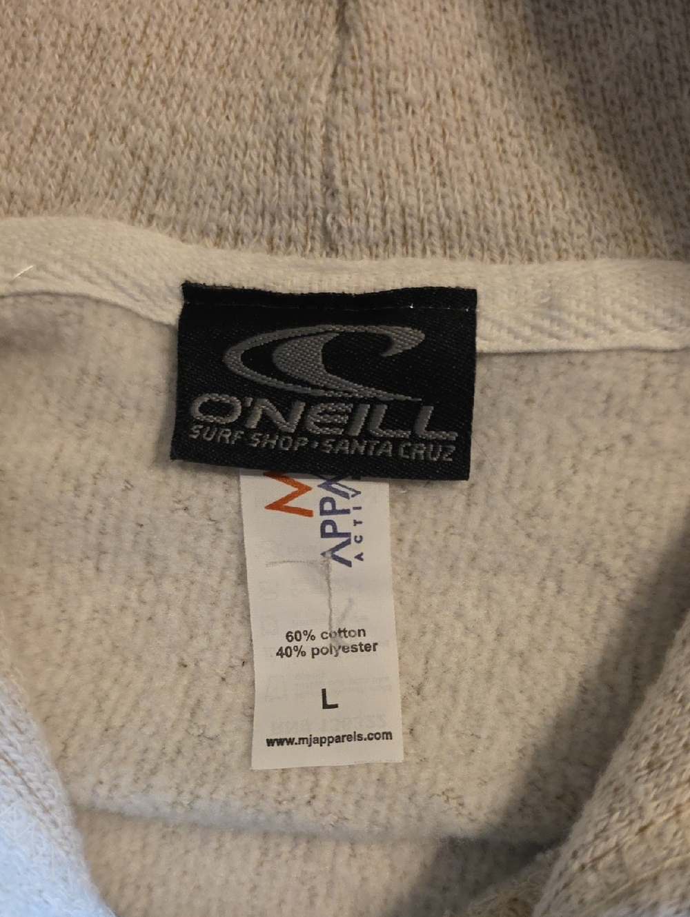 O'Neill Hoodie, Size L - Picture 4 of 4